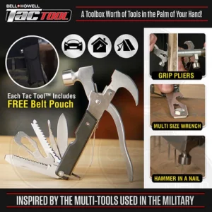 Martillo Multiusos Tac Tool 18 en 1 Camping