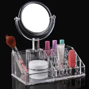 Organizador de Maquillaje Cosmético con Espejo